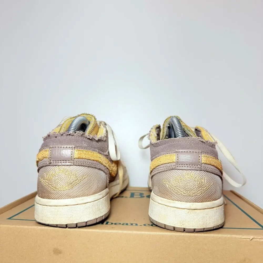 Nike Air Jordan 1 Low SE Craft Taupe Haze Mens Size 8 Leather Casual Sneakers